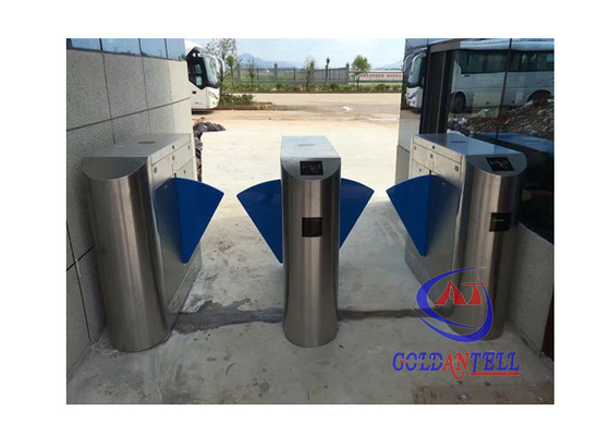 Fechamento portátil 304 SS da porta do torniquete da segurança da meia altura com o aceitante das moedas de Rfid