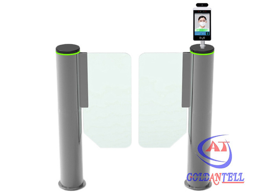 Porta infravermelha de Turnstyle da temperatura do reconhecimento de cara da seleção da temperatura do sistema de alarme do sensor