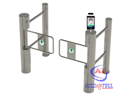 Porta térmica da barreira do balanço do sensor do IR da medida de Zkteco