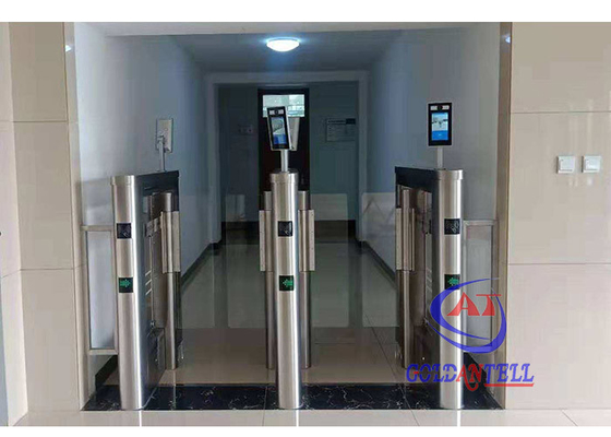Torniquete de vidro da porta de balanço do obstáculo da altura RS485 completa