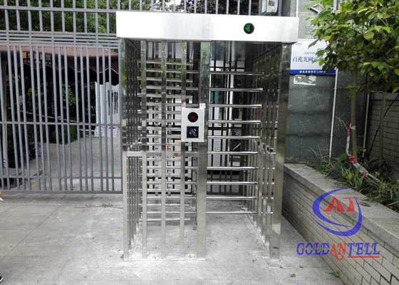 Porta completa do braço do torniquete SUS304 quatro da altura da impressão digital anticolisão do RFID