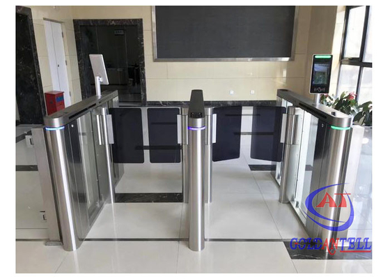 Porta direcional do torniquete da segurança do meio Bi da altura com leitor de cartão