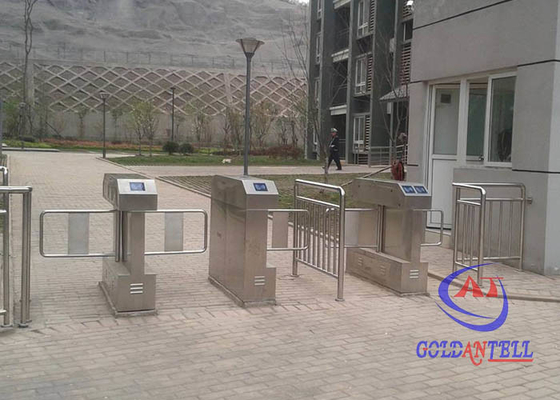 Porta da barreira do balanço do suporte SUS316 com função anticolisão do comparecimento do tempo