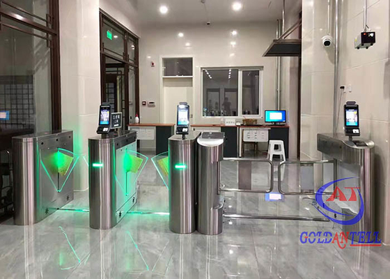 Porta reconhecida do varredor da segurança do controle de acesso da porta do torniquete da aleta cara multifuncional