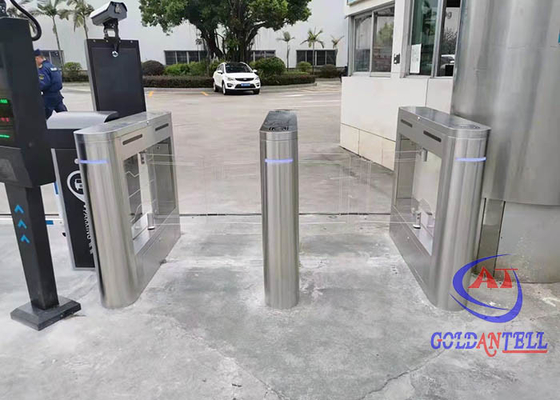 Porta impermeável do torniquete do balanço com estilo deslizante do SUS 304 do reconhecimento de cara