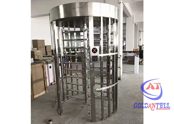 Porta completa 304 do torniquete da altura de Rotrary da única entrada de aço inoxidável para a prisão