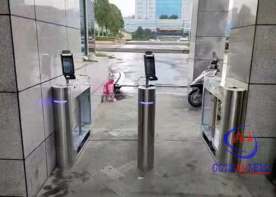Reconhecimento de cara autônomo da porta impermeável do torniquete do tripé da segurança para a biblioteca