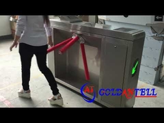 Torniquete de tripé de alto tráfego GAT-DT301 com placa de aço de fechamento