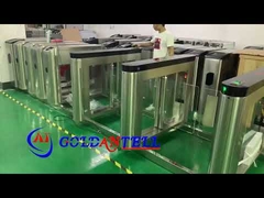 GAT-686 torniquete giratório com leitor de cartões duplo de impressões digitais