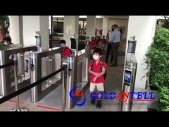 GAT-660 Reconhecimento Facial Segurança Escolar NFC Swing Turnstile Gate