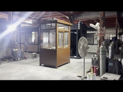 Color Steel Fully Epuipment Integral Ticketing Booth com design e cor personalizáveis