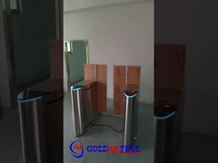 GAT-632 Segurança Alta Barreira Deslizante de Aço Inoxidável Porta Mecanismo de Porta de Segurança Impressão digital