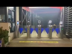 GAT-206 Sistema de Segurança de Reconhecimento Facial Turnstile de Aço Inoxidável Largura de Passagem 600 mm