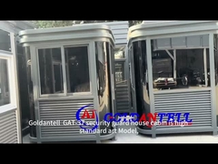 Sala de segurança pré-fabricada de aço maciço Logotipo personalizado temporário