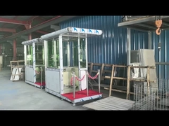 Cabine de segurança móvel de aço inoxidável à prova de água