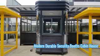 Cabines modernas de segurança em aço pré-fabricadas